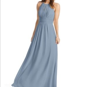 Azazie “Bonnie” Dusty Blue Bridesmaid’s Dress